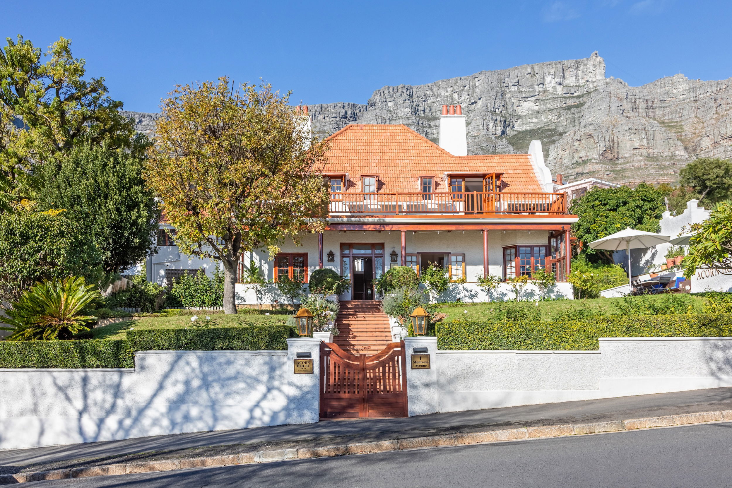 A charming guest house nestled on the slopes of Table Mountain