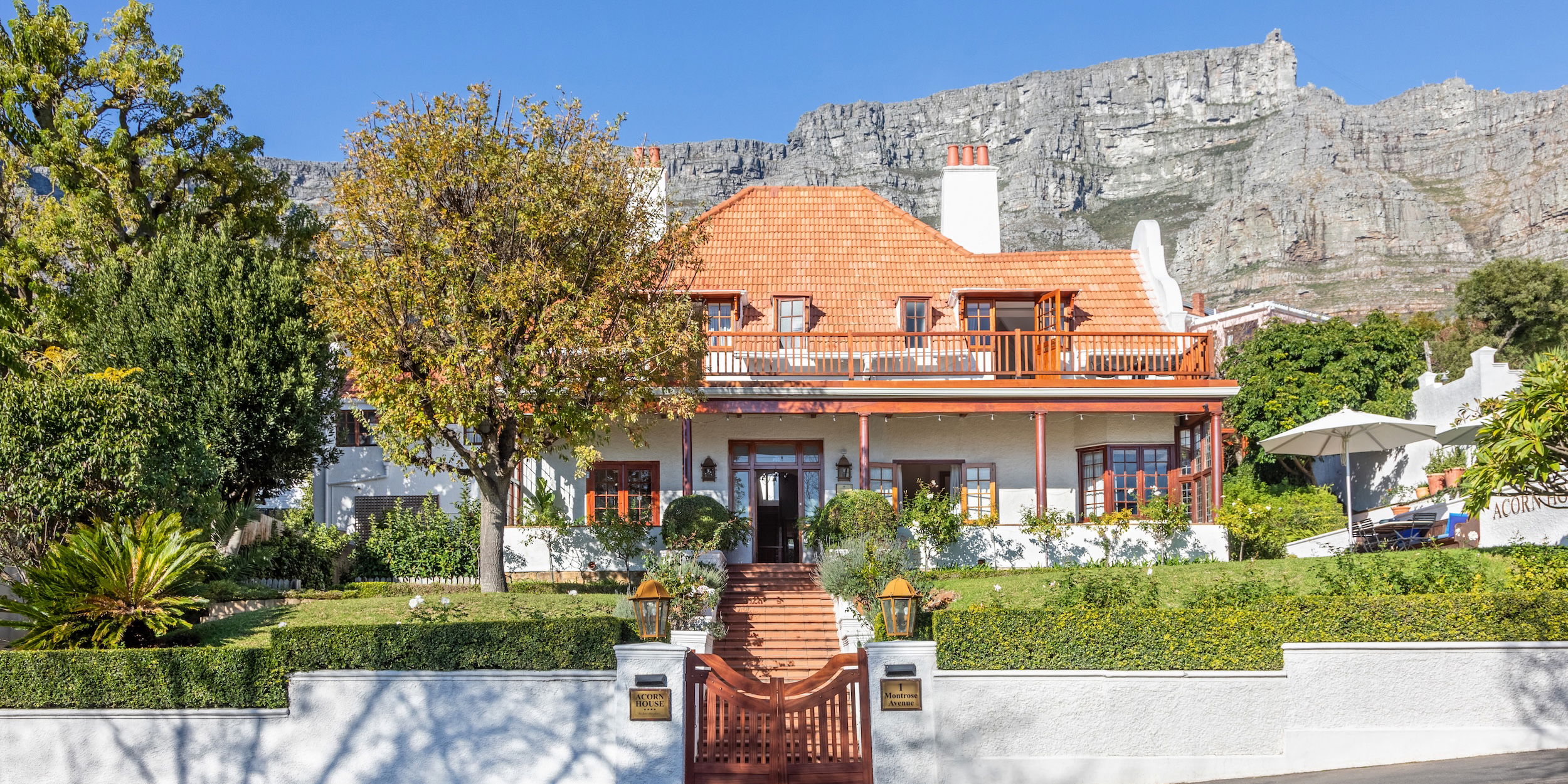 A charming guest house nestled on the slopes of Table Mountain
