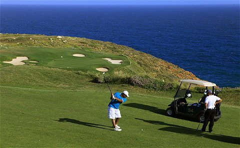 Golfing