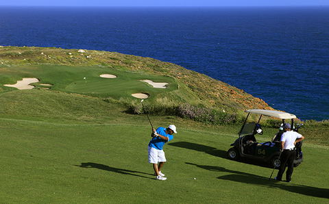 Golfing