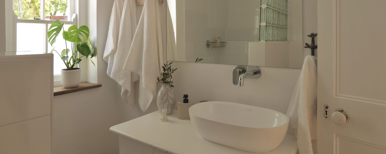 bathroom at tobertson manor