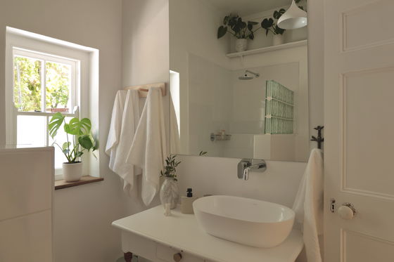 bathroom at tobertson manor