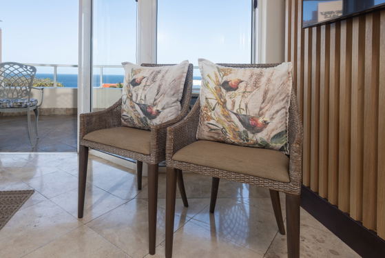 Living room seating area