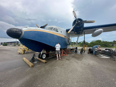 Albatross Seaplane Preparation