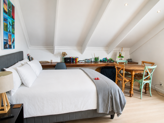 Third bedroom upstairs at Elevate Grotto Bay