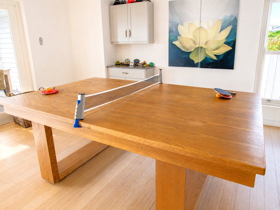 Table tennis table for guests at Elevate Grotto Bay