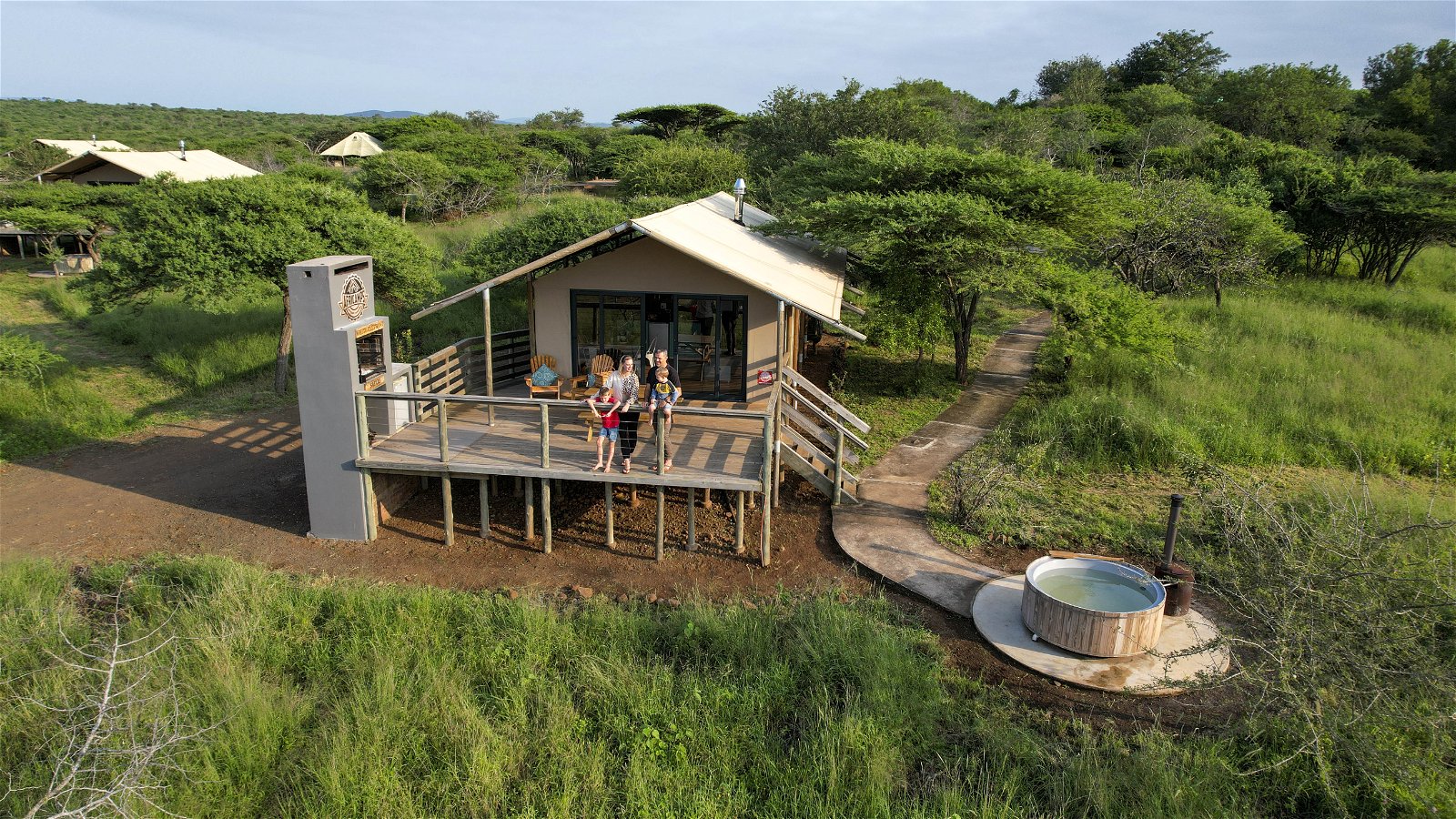 glamping, view, bushveld, selfcatering holiday, zululand tourism