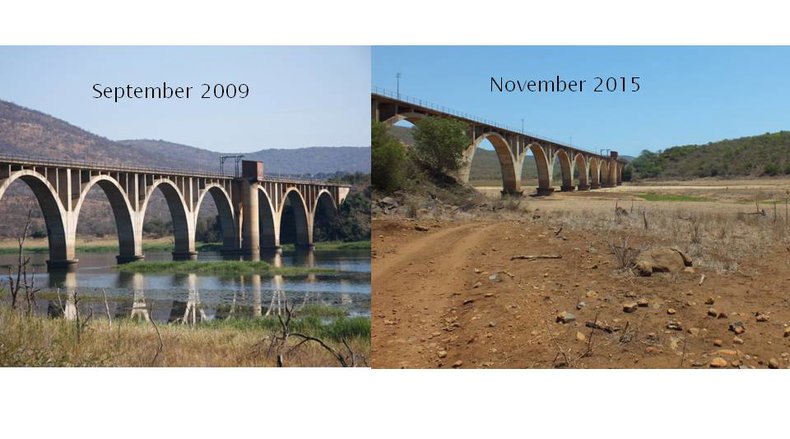 drought, river, pongola game reserve