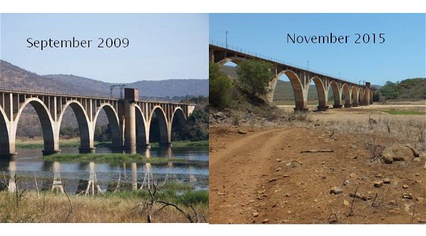 drought, river, pongola game reserve