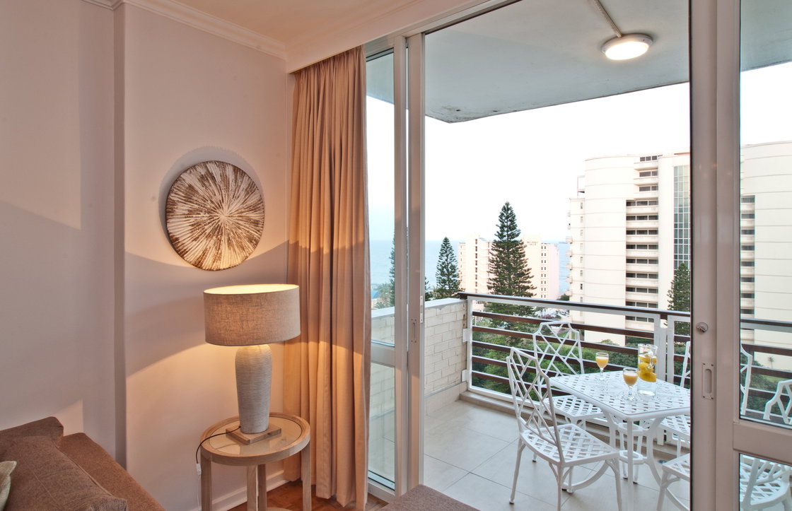 Decor and Balcony View, 506 Lighthouse Mall