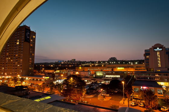 Balcony view and surrounding area
