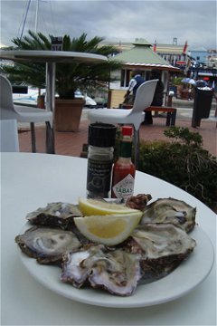 Oysters best enjoyed with crushed black pepper, lemon juice and Tabasco!