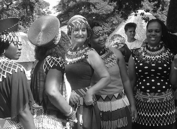Lidiko Lodge Team immersed in the native Zulu Culture and it's ingrained customs