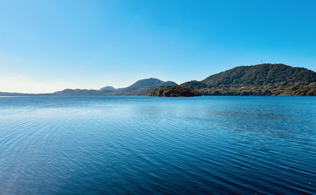 views across Bhangazi Lake near Cape Vidal in the iSimangaliso Park, UNESCO world Heritage