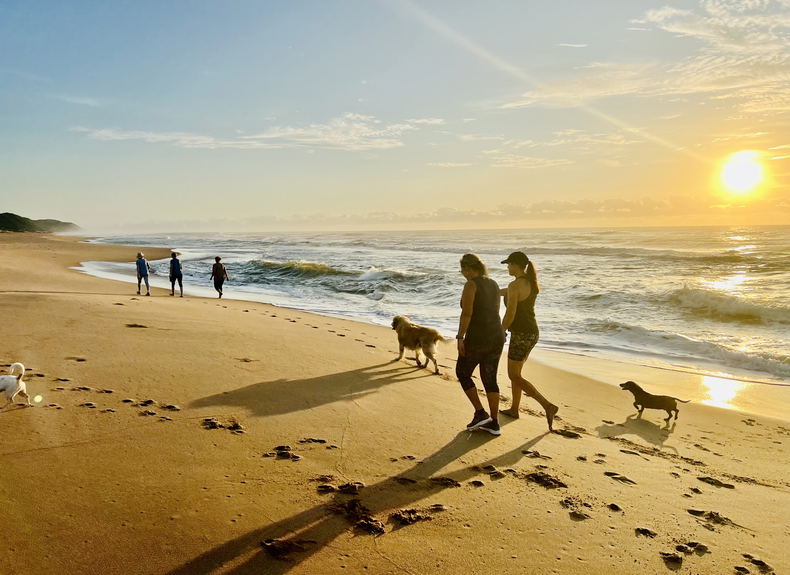 The unspoilt beaches of St Lucia, perfect for a sunrise walk along the warm Indian Ocean The unspoilt beaches of St Lucia, perfect for a sunrise walk along the warm Indian Ocean