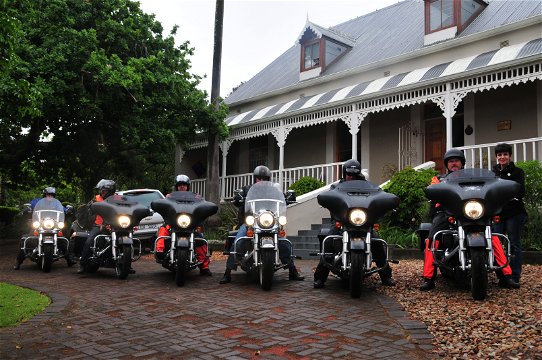 The Harley Davidsons are ready to ride!