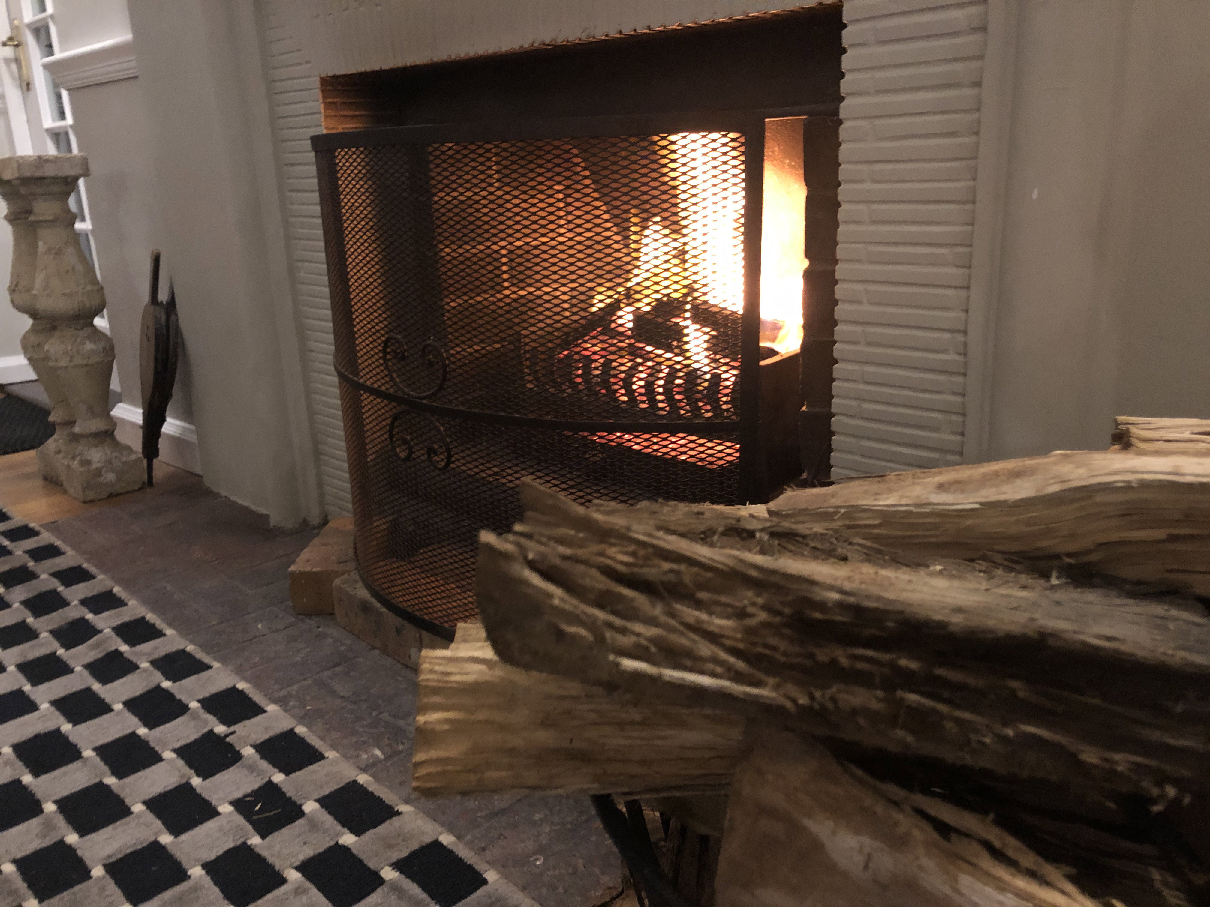 winter discounts, getaway, fireplace, cappuccino