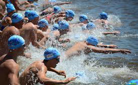 Swimmers begin their journey! Swimmers begin their journey!