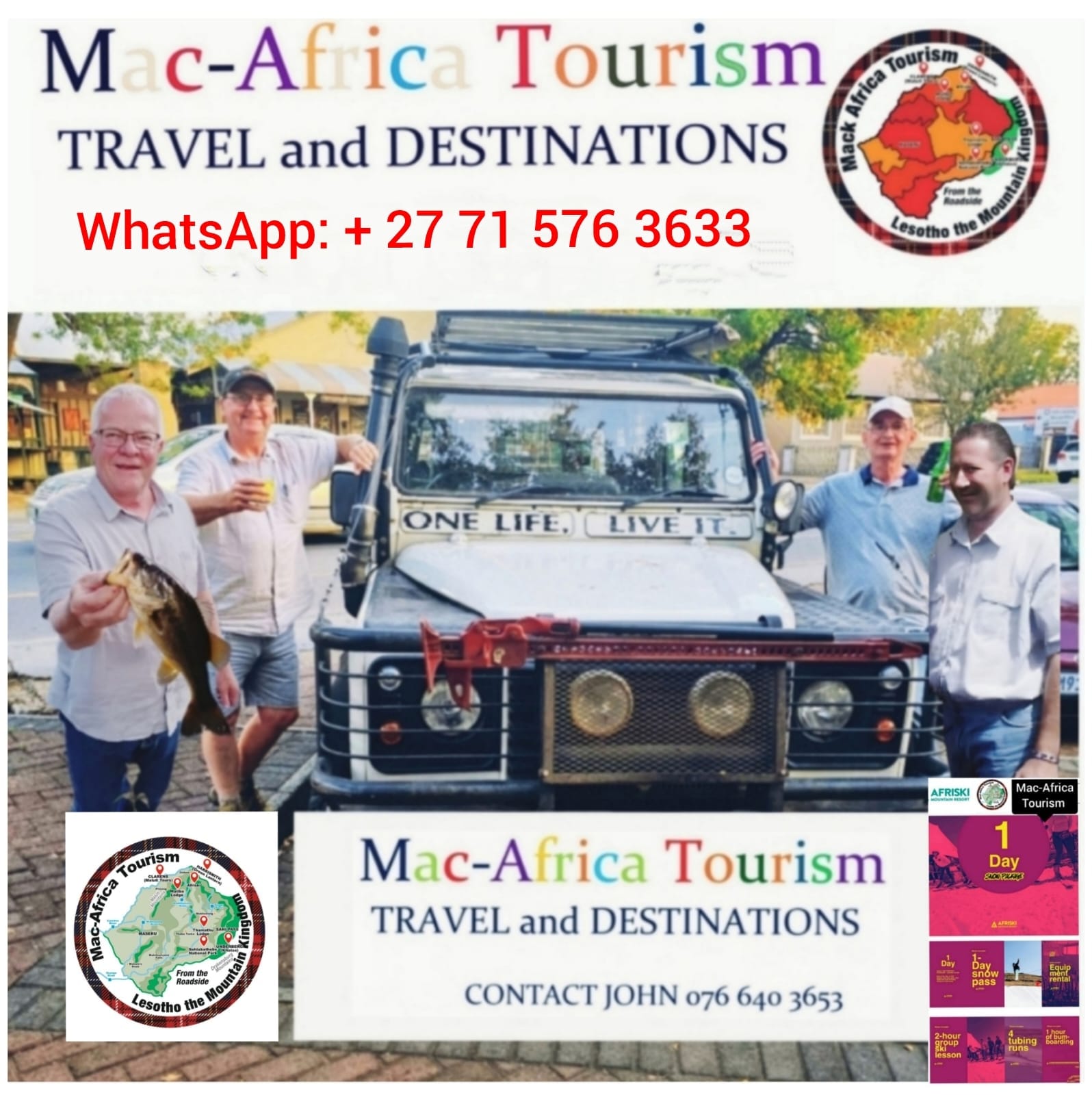 Mac-Africa Tourism - New WhatsApp Group No + 27 71 576 3633