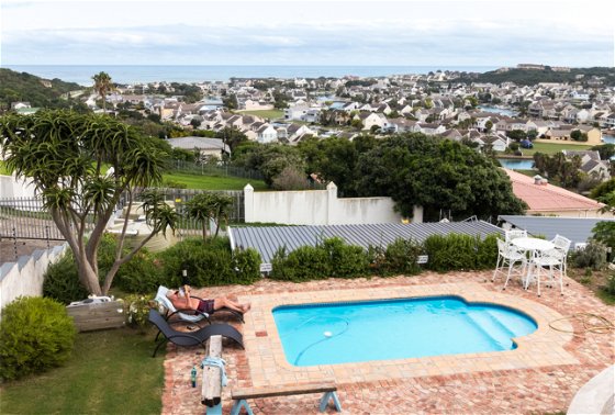 Pool view from Units 4 and 5