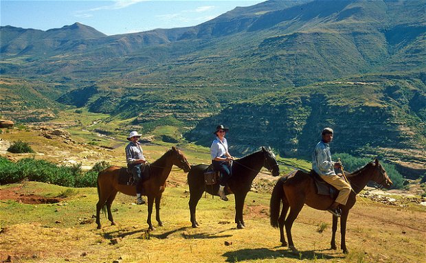 Horse riding in Lesotho
