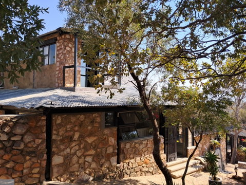 Blue Sky Lodge - entrance from private pool deck Blue Sky Lodge - entrance from private pool deck