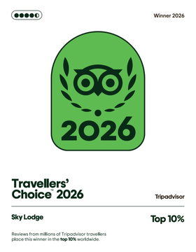 Sky Lodge Hartbeespoort TripAdvisor Travellers' Choice Award
