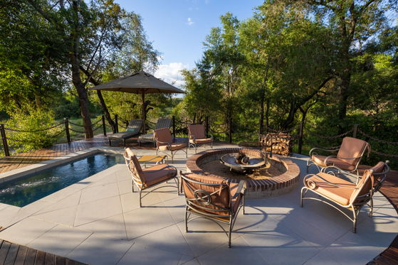 Presidential suite boma and plunge pool Presidential suite boma and plunge pool