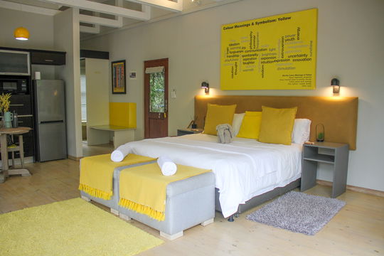Yellow Wood Bedroom 