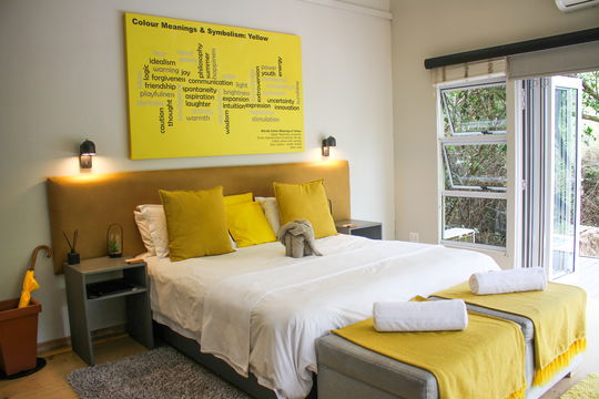 Yellow Wood Bedroom 