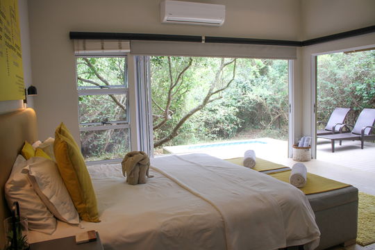 Yellow Wood Bedroom 