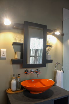 Orange Bathroom 