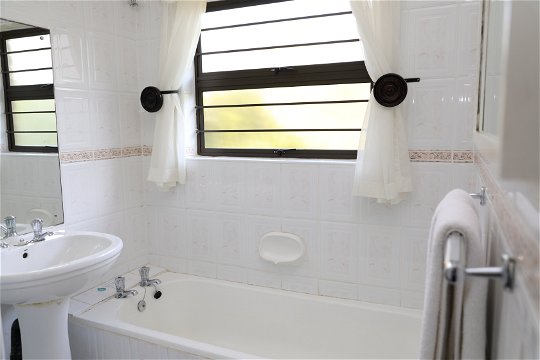 Standard Double Room #3 - bathroom with bath and shower