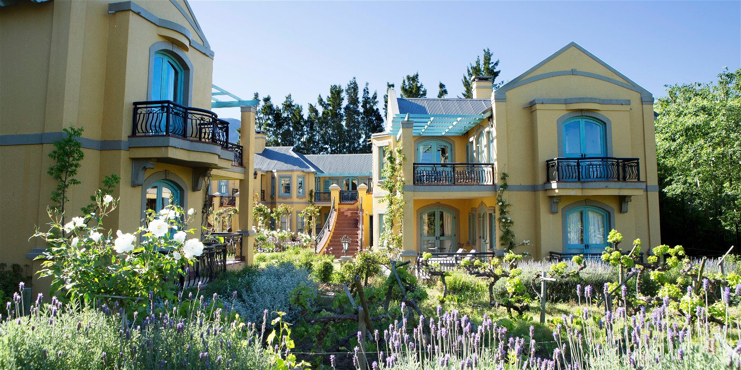Villa Suites Exterior at Franschhoek Country House Boutique Hotel