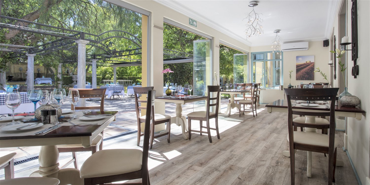 Monneaux Restaurant Seating at Franschhoek Country House Boutique Hotel