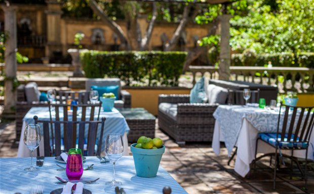 Monneaux Restaurant Exterior at Franschhoek Country House Boutique Hotel