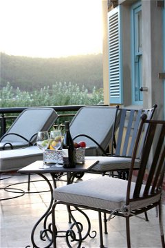 Balcony at Franschhoek Country House Boutique Hotel