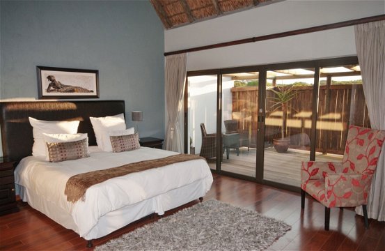  Room 1 with private deck, indoor and outdoor showers & bath, St Francis Golf Lodge