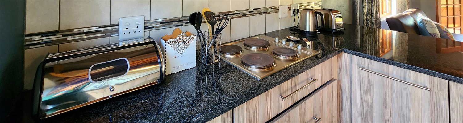 Self Catering Chalets with a fully equipped kitchen 
