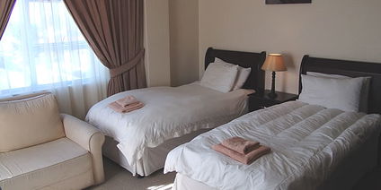 Twin room with double sleeper couch