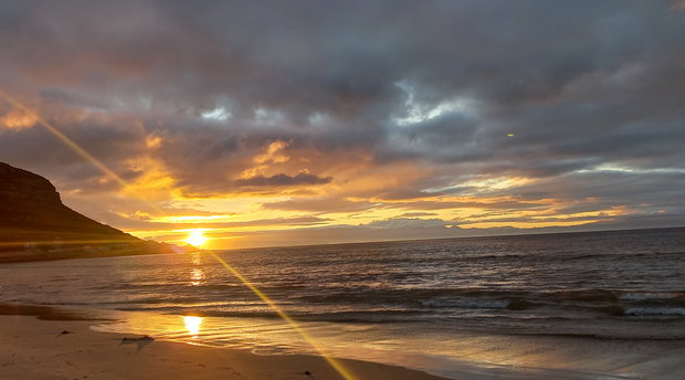 Sunrise at Fish Hoek Beach