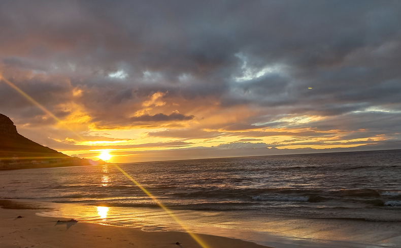 Sunrise at Fish Hoek Beach Sunrise at Fish Hoek Beach