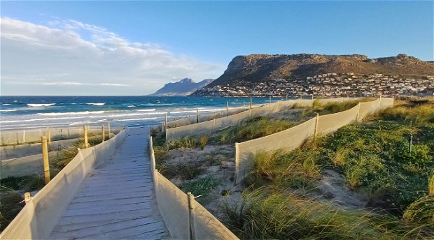 Ocean view from Seaside Cottages in Fish Hoek