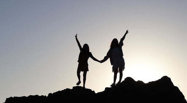 School children love Fish Hoek Beach