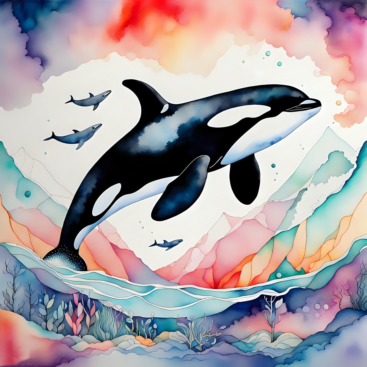 Orcas in False Bay