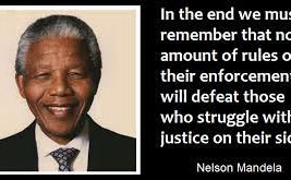 Human Rights Day, equity and justice, Nelson Mandela 