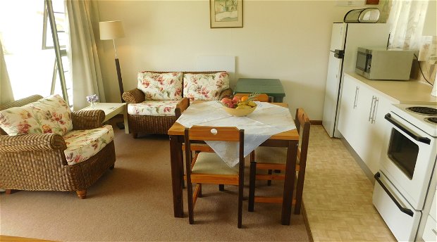 Lounge area of cottage 23 - Seaside Cottages Fish Hoek