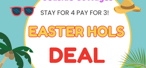 Easter Holidays Stay & Pay Special – Stay 4 Nights, Pay for 3! 
