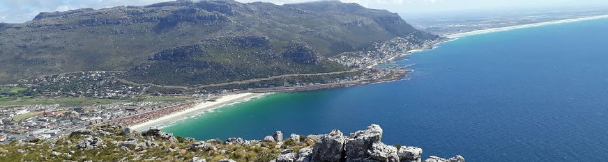 View of Fish Hoek Beach from Elsie's Peak 