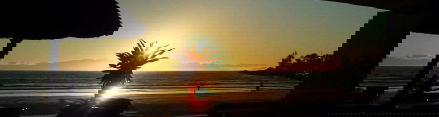 Sunsets at Fish Hoek's Favourite Restaurant 
